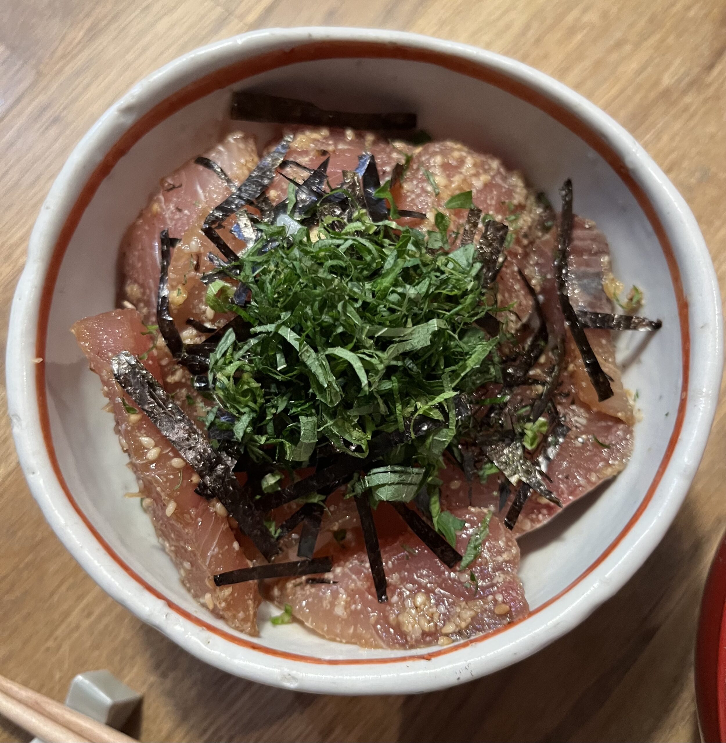 イナダの漬け丼